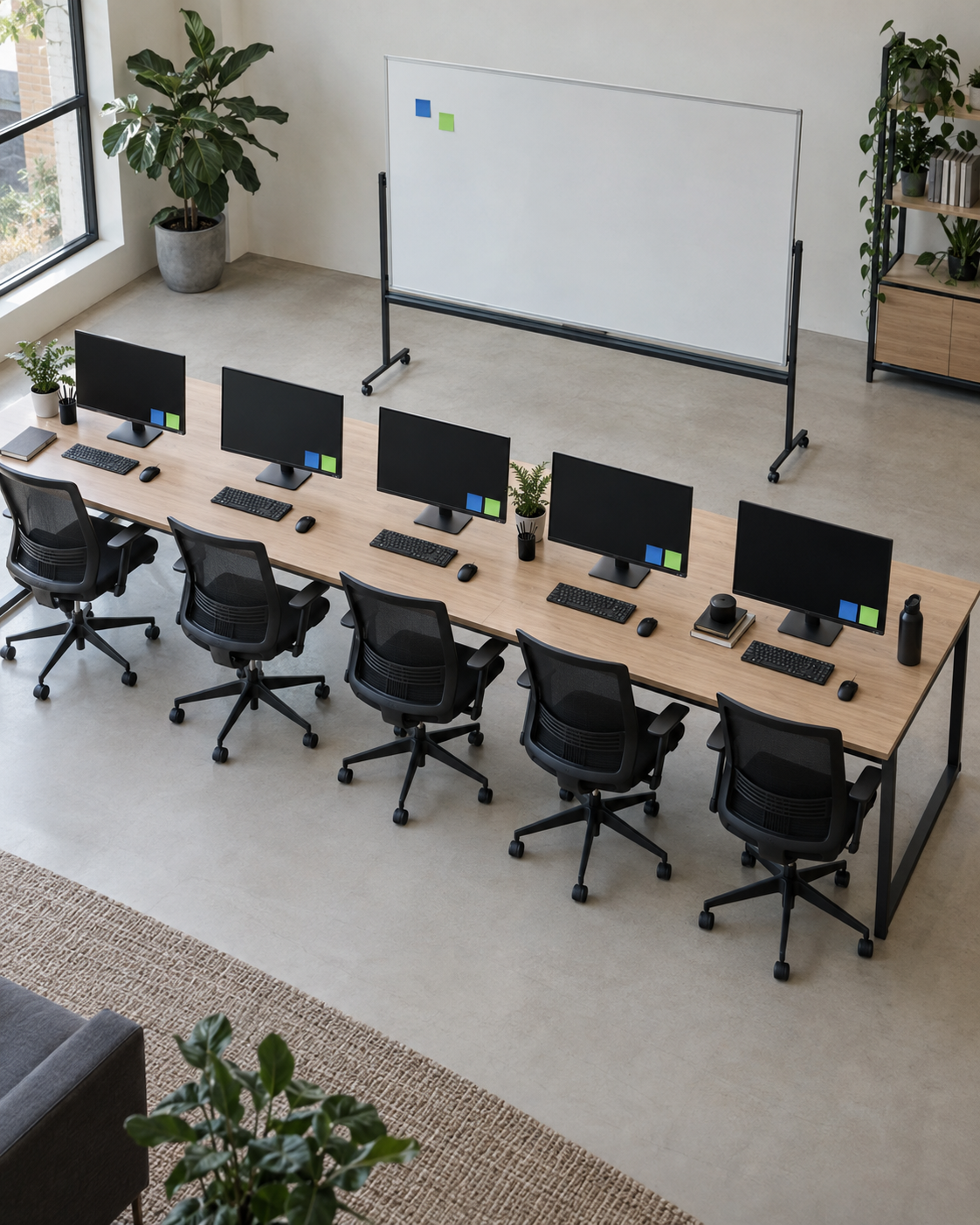 Un equipo de software trabajando junto, costos de coordinación que no escalan linealmente con el headcount